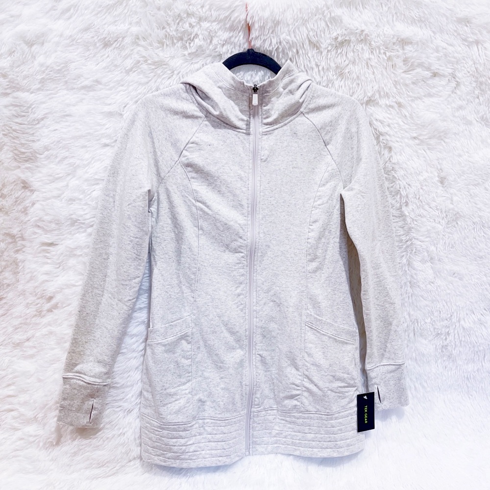 TEK GEAR Thin Fleeced Hooded Jacket